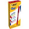 Bic Penna cancellabile con cappuccio Bic Gelocity Illusion rossa - tratto 0,35 mm (conf. 12)