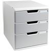 Multiform Cassettiera modulo A4 3 cassetti grigio/granito multiform - Z04005