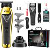 VGR 994 Tagliacapelli Professionale per Uomo con Motore Vector 10000 Rpm, Tagliacapelli per Barba, T-Blade DLC per Parrucchieri