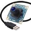 ELP Modulo fotocamera USB da 8 MP IMX179 Sensore Super HD 3264X2448 Fotocamera incorporata per industria, USB con fotocamera per Linux Windows Android Web Cams Plug&Play OTG supporta Webcam