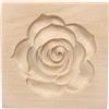QUARKZMAN Stampo per biscotto in Legno 10cm x 10m Stampo per Biscotto in Legno Rosa Strumento per Biscotto Intagliato Timbro Pressa Biscotto