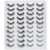 Glowing Win Ciglia Finte Naturali 3D 20 Paia 4 Stili Multipack Ciglie Finte Naturale Corte e Lunghe Fake Lashes Cat Eye Wispy Lashes Fluffy Fatto a Mano per Trucco di Glowing Win