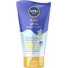 NIVEA Sun Kids Ultra Protect & Play SPF 50+ Lozione (150 ml), idratante per bambini, crema solare Immediately Protects Delicate Skin Against Sunburn and Long-Termm UV Damage