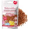 dekora - Dekocrunchies caramello 100g, Zuccherini Decorativi per dolci, Sprinkles per Torte croccanti e dal sapore intenso, Perle di Zucchero commestibili per decorare torte, biscotti e dessert