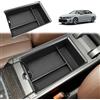GAFAT Compatibile con BMW Serie 3 G20 G21 2019-2025/ Serie 4 G22 i4 G26/ i3 G28 2023-2025 Contenitore Portaoggetti per Braccioli, Organizer Vassoio Console Centrale, Serie 3 G21 Accessori (Nero)