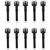 INNAL 10 Pezzi Ruota di Ricambio per Accendini Dimensioni Standard Flints Holder Sostituzioni per Clipper Compatibile con Accendini Clipper Meccanismo di Accensione Classico (Nero) 4.3 x 1 cm