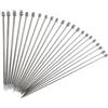 NC Ferri da maglia da 36 cm (14) in acciaio inox, compreso 2,0 mm 2,5 mm 3,0 mm 3,5 mm 4,0 mm 4,5 mm 5,0 mm 5,5 mm 6,0 mm 7,0 mm 8,0 mm (11 paia)