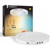 SINCELIGHT 18W Plafoniera LED con Sensore di Movimento, Multi-Modalità, Accensione Automatica, 3000K/4000K/6000K Bianco Caldo/Freddo Regolabile, Attivazione a Movimento, Montaggio a Vista e Incassato