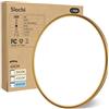 slochi 40cm Plafoniera LED Soffitto, 3000K/4000K/6500K Impermeabile Lampada da Soffitto, 4600 LM Plafoniera Bagno per camera da letto, Cucina, Soggiorno, Balcone