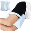 GUOMIS Cuscino Per Gambe,Cuscino Gambe Per Dormire, Cuscino ergonomico realizzato in schiuma viscoelastica memory foam, traspirante e lavabile in lavatrice. (Bianco blu)