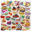 Huaxintoys 55 Pezzi Adesivi Stickerbomb Graffit, Graffiti Adesivi Effetto Esplosione, Impermeabile Graffiti Decalcomanie per Valigia, Laptop, Bicicletta, Skateboard, Moto, Scrapbooking, Snowboard