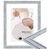 WANDStyle cornice foto legno 20x30 cm, cornici da parete, cornice vintage 30x20 cm, portafoto da parete, cornici foto blu per appendere, Photo Frame H460 - Made in Germany