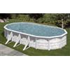 Piscina fuori terra ovale GRE Finlandia 730 × 375 h120 cm con filtro a sabbia