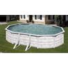 Piscina fuori terra ovale GRE Finlandia 610 × 375 h120 cm con filtro a sabbia