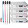 Lomgwumy Spazzolino Monouso, Hotel Toothrush, Spazzolino Monouso E Dentifricio, 4 Colori, Confezionato Singolarmente, Delicato E Pratico, Adatto Per Hotel, Casa, Viaggi, Campeggio (pack-20)