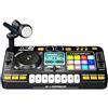 Btuty Controller DJ per bambini, lettore di disco, tastiera elettronica BT DJ mixer tavolo con microfono regolabile effetti di luce dinamici giocattolo per bambini musicale