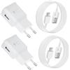 OERYIEG 2 Pezzi Caricabatterie Rapide di Rete USB C per Samsung Galaxy A17 A16 A15 A14 A56 A55 A54 A53 A36 A35 A26 A25 A05s S22 S21 S20 S8+ S9+ S10+ S10e S9 S8 con Cavo Type C da 1.5m