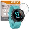 REY Pellicola salvaschermo per Garmin Forerunner 220 225 235 620 - Forerunner 965 - Fenix 8 51mm - Enduro 3, Vetro temperato, di qualità Premium
