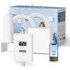 ANYCALL Amplificatore Segnale Cellulare per Banda 3 e 20, 4G LTE 3G GSM Ripetitore Segnale Cellulare per Casa Ufficio Cottage, Compatibile TIM Wind Tre ecc., Ricezione del Segnale a 360 Gradi
