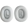 tecinity Cuscinetti auricolari di ricambio per cuffie JBL E65 E65BTNC / Duet NC/Live 650 660 BTNC/Live 650 660 NC, in pelle morbida, proteica memory foam (Bianco)