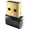 Yiko Adattatore Bluetooth USB 5.4, Dongle Bluetooth Bluetooth Stick Dongle (EDR & BLE) per PC Laptop Desktop Computer, supporta Windows 11/10/8.1/7 (T600)