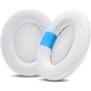 WC FreeZe QC Ultra - Cuscinetti auricolari sostitutivi in gel rinfrescante compatibili con Bose QuietComfort Ultra Gen 1 e Gen 2 di Wicked Cushions | Extra spessi e freschi | White