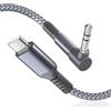BASESAILOR Cavo Aux USB C per iPhone 17 17e 16 Air 1,8 m,Adattatore Tipo C a Jack 3,5 mm 90 Gradi Audio per Auto,Apple 15 Pro Max Plus,iPad Mini,Samsung Galaxy S26 S25 S24 S23,Z Flip Fold,A56 A55 A54