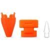 sciuU Set di Punta + Tappo compatibile con Logitech Matita Digital, Accessori di Ricambio, Pencil Tips + Cover per Punta + Cap Protettiva per Logitech Crayon, Arancione