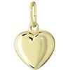 NKlaus 333 catene con ciondoli a cuore in oro giallo lucido 6,5X6,3mm ragazze 4756