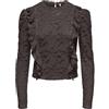 Only Onllamir L/S Lace Top Jrs, Chocolate Cake, S, Torta al Ci, S