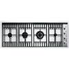 Barazza 1PLB3T piano cottura Nero, Acciaio inox Da incasso Gas 4 Fornello(i)