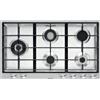 Barazza 1PBF95 piano cottura Nero, Acciaio inox Da incasso Gas 5 Fornello(i)