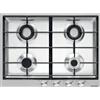 Barazza 1PBF74 piano cottura Nero, Acciaio inox Da incasso Gas 4 Fornello(i)