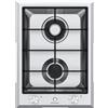 Barazza 1PTF2 piano cottura Acciaio inox Superficie piana 40 cm Gas 2 Fornello(i)