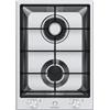 Barazza 1PTI2 piano cottura Nero, Acciaio inox Da incasso 37 cm Gas 2 Fornello(i)