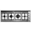 Barazza PL3TIID piano cottura Nero, Acciaio inox Da incasso 120 cm Gas 4 Fornello(i)