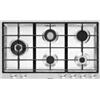 Barazza PF95 piano cottura Nero, Acciaio inox Da incasso 90 cm Gas 5 Fornello(i)