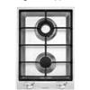 Barazza PF2 piano cottura Nero, Acciaio inox Da incasso 36 cm Gas 2 Fornello(i)