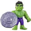 SPIDEY AND HIS AMAZING FRIENDS Marvel Spidey e i suoi fantastici amici - Giocattolo Hulk con accessorio, action figure da 3 pollici (7,6 cm), giocattoli di supereroi per bambini dai 3 anni in su