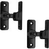 Osuter 2 Pezzi Chiavistello per Porte Scorrevoli,Chiavistello Serratura Scorrevole,90/180 Gradi Chiavistello,Serratura Porta Scorrevole 90 Gradi 180 Gradi per Barn Garden Bagno Cabinet Cucine Camera