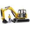 BRUDER Cat Mini Excavator with worker 1 St