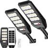 Generico (2Pezzi) Faro Lampione Solare 200w 144Led, Completo di staffa per Fissaggio e Telecomando Luce Bianca Fredda 6500k,Sensore di Movimento Crepuscolare