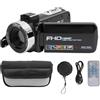 Yunir Videocamera, Fotocamera per Bambini HD 1080P, Cordino, Schermo con Rotazione IPS a Colori da 3 Pollici con Rotazione di 270°, 30MP, Videocamera con Telecomando Zoom 18X,