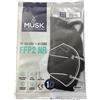 Musk Medikal MUSK MASCHERINA FFP2 MUSK021 BLACK 1 PEZZO
