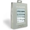 Little Bamboo Salviette in mussola per bambini, confezione da 6, 30 x 30 cm, grigio whisper,