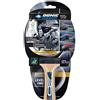 Schildkröt Racchetta da Ping Pong Legends 1000, Impugnatura AVS, Pls & Ergo, Spugna 2,3 mm, Legno FSC, Gomma Energy-ITTF, 754427, Nero/Marrone Chiaro