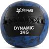 Yes4All GKAD 3 kg Dynamic Wall Ball/Soft Medicine Ball, Wall Med Ball for Full Body Workout and Strength Exercise