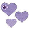 Sizzix Bigz Fustella in Acciaio per Taglio di Materiali Spessi - Forme Multiple - Cuori