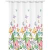 Kleine Wolke - Tenda da doccia con farfalle, 180 x 200 cm, multicolore, 200 x 180 x 2 cm