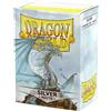 Dragon Shield - Matte Standard Size Sleeves in Plastica 100Pk - Silver